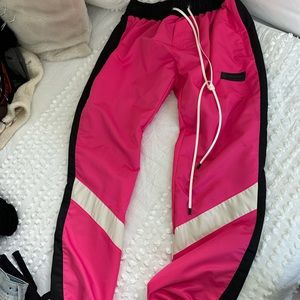 Pink windbreakers